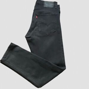 Levi's 512 Mens Black Wash 32" X31" Slim Fit Casual Work Denim Jeans- Sz- 32